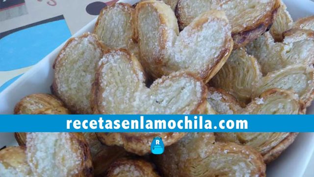 Palmeritas de hojaldre con Thermomix