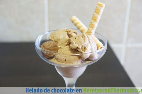 Helado de chocolate con Thermomix