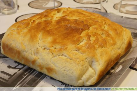 Pan nevado para el desayuno con Thermomix