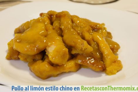 Pollo al limón estilo chino Thermomix