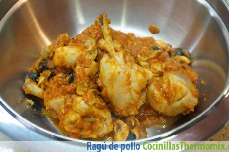Ragú de pollo con Thermomix