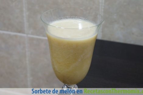 Sorbete de melón con Thermomix
