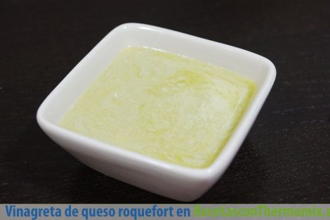 Vinagreta de queso roquefort con Thermomix