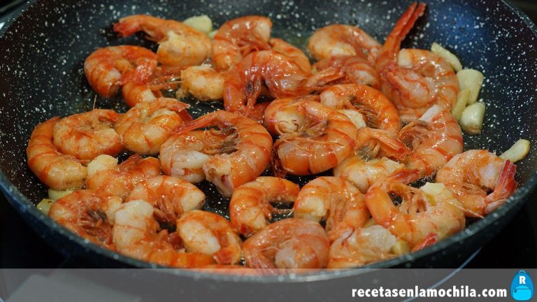 Cómo hacer gambas al ajillo