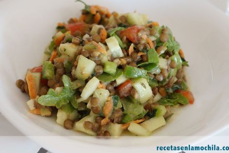 Ensalada de lentejas
