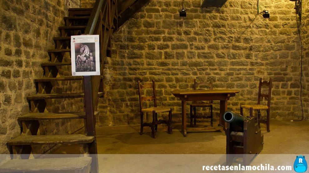 Interior de la fortezza de Montalcino
