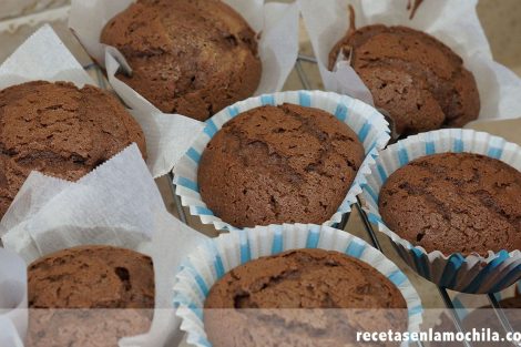 Magdalenas de chocolate