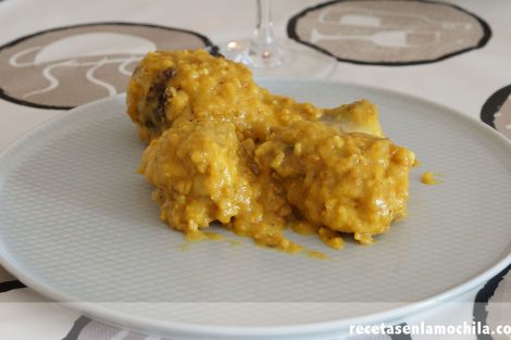 Pollo en pepitoria