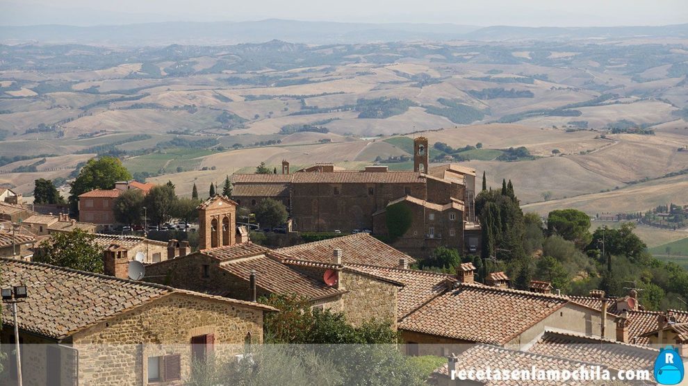 Vistas desde la fortezza de Montalcino