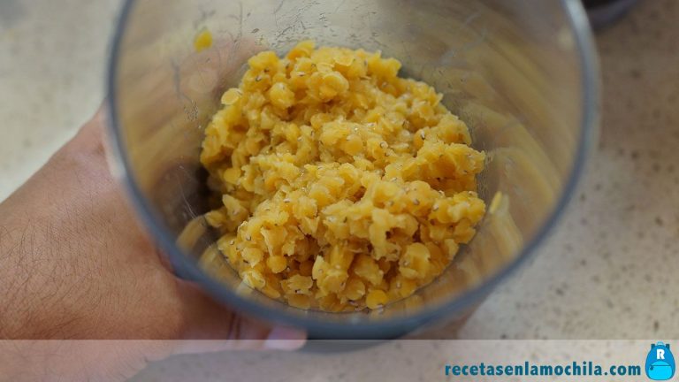 Cómo hacer hummus de lentejas rojas