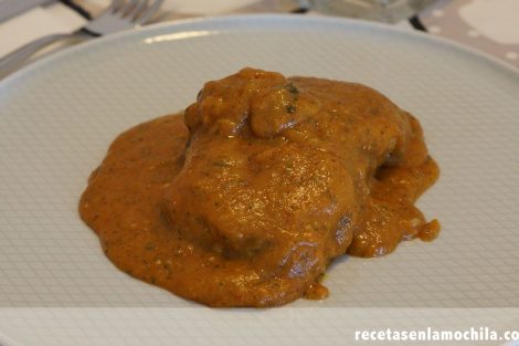 Rape en salsa de ñoras