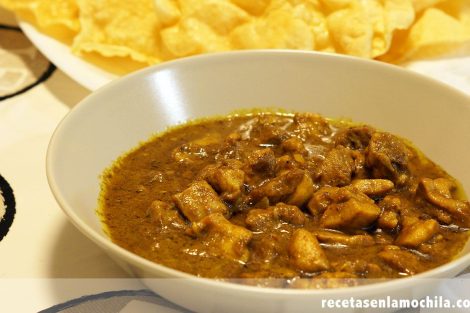 Curry de pollo fácil y rápido