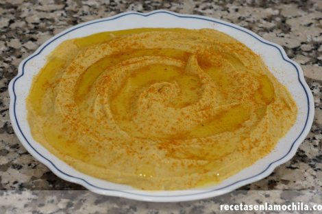 Hummus de tomates secos
