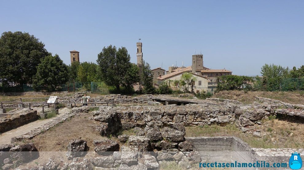 Ruinas etruscas en Volterra