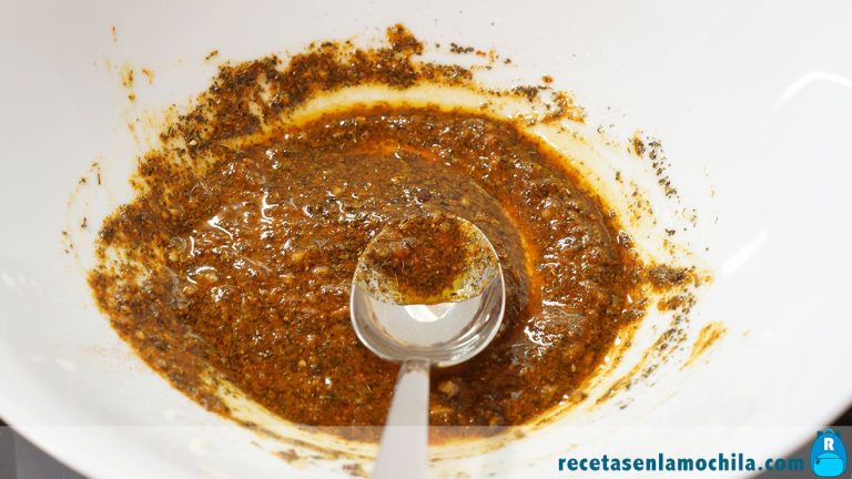 Maridado para pollo ras el hanout