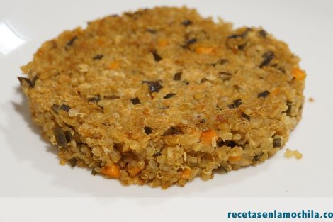 Hamburguesas de quinoa y algas