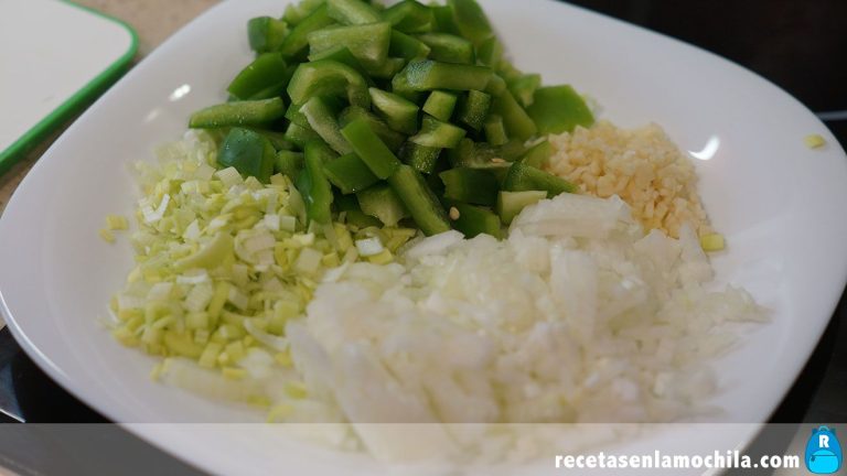 Veduras para bacalao a la vizcaína
