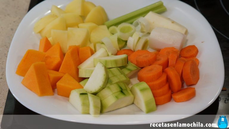 Verduras para hacer crema