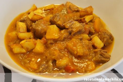 Estofado de ternera con patatas