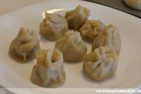 Dim sum de cerdo al vapor con Thermomix