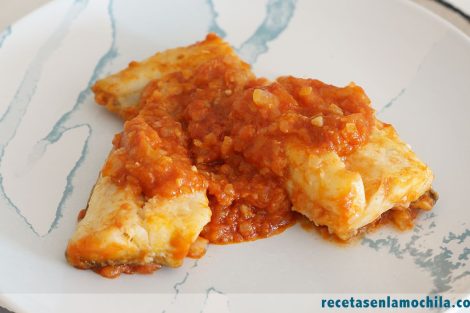 Receta de bacalao con tomate