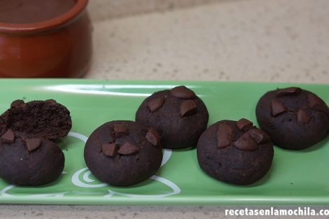 Galletas de chocolate y yogurt