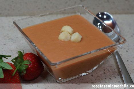 Gazpacho de fresas