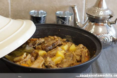 Tajine de cordero ras el hanout