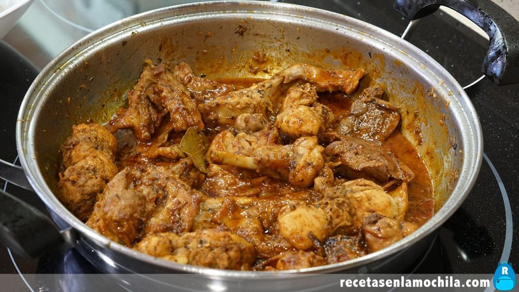 Cómo hacer conejo en salmorejo
