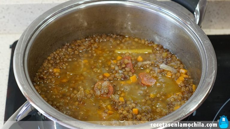 Cómo hacer lentejas con chorizo