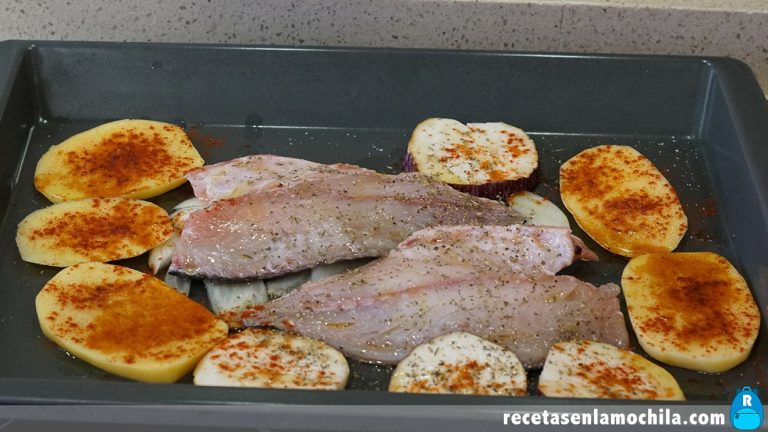 Cómo preparar dorada al horno con patatas
