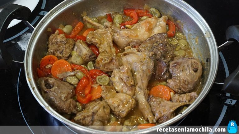 Cómo hacer conejo guisado con verduras