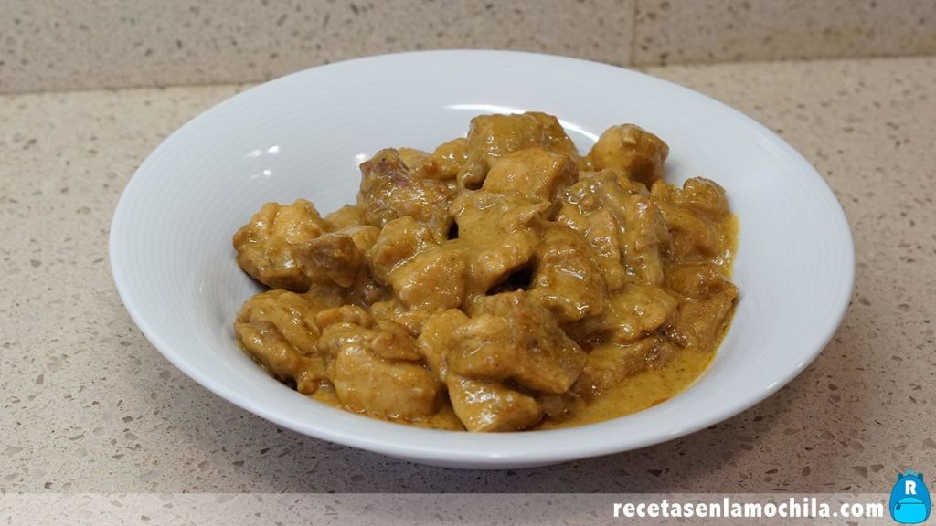Receta de pollo al curry
