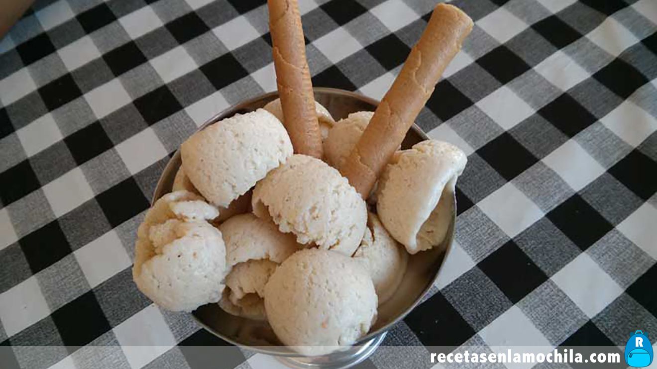 Helado de avellana con Thermomix
