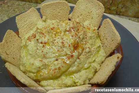 Hummus de lentejas con Thermomix