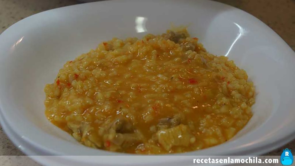 Arroz con pollo en Thermomix