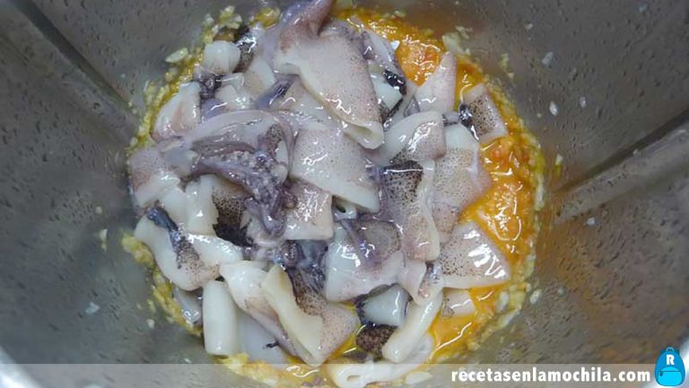 Cómo hacer calamares en salsa americana con Thermomix
