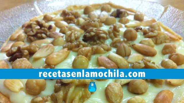 Tarta de frutos secos en Thermomix