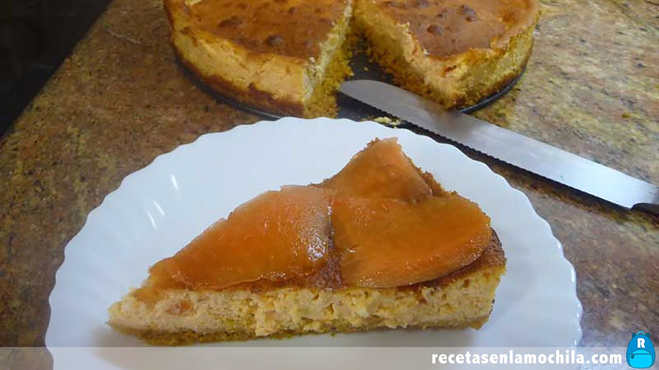 Tarta de queso y papaya con Thermomix