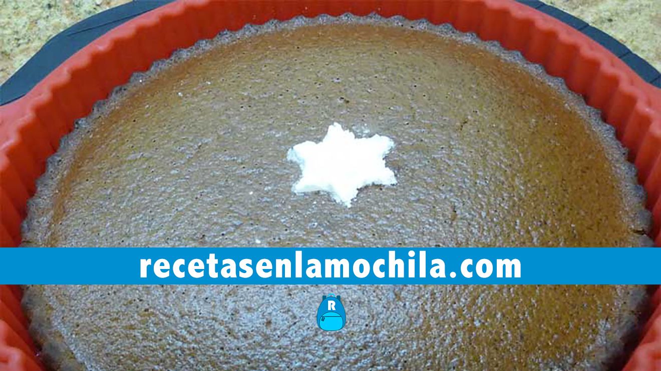 Bizcocho de chocolate sin huevo en Thermomix