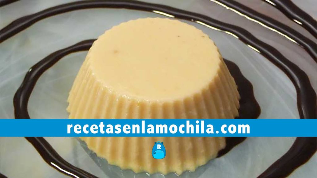 Flan de turrón con Thermomix