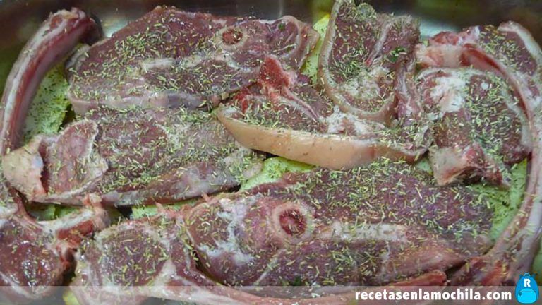 Cómo preparar rustidera de cordero con picada de avellanas en Thermomix