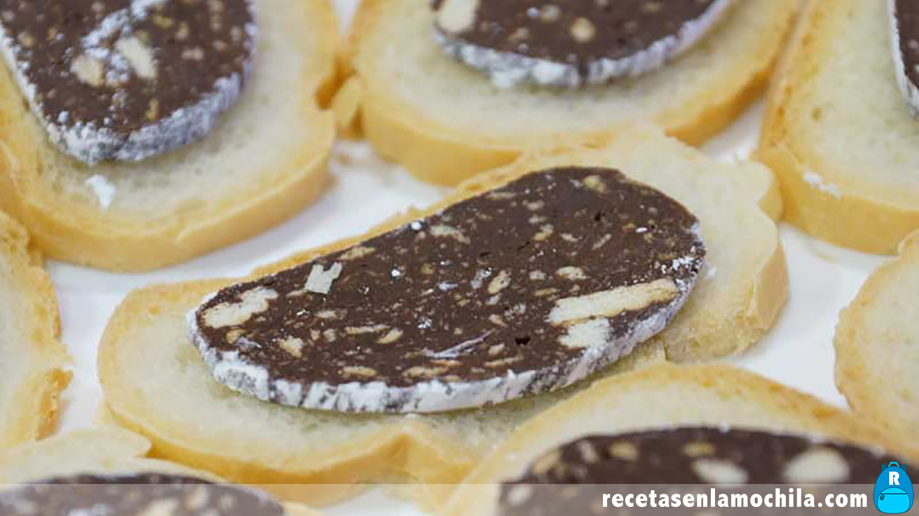 Morcilla de chocolate con Thermomix
