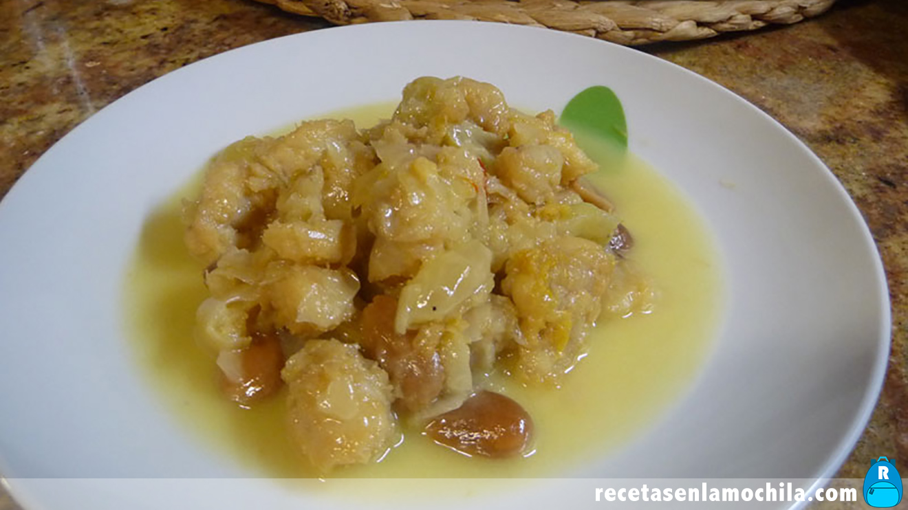 Rape en salsa agridulce con Thermomix