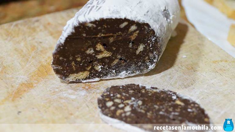 Receta de morcilla de chocolate con Thermomix