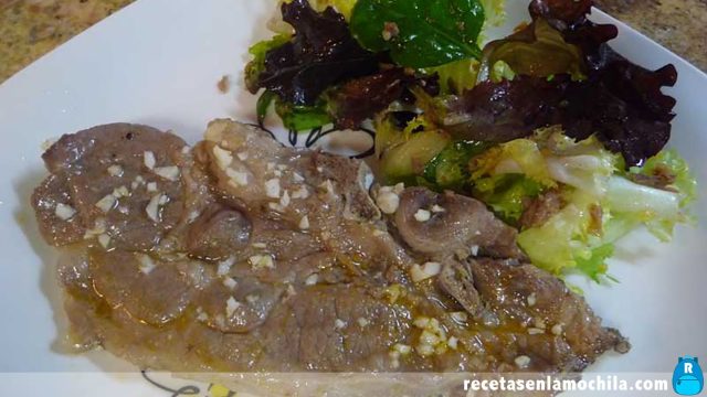 Chuletas de cerdo adobadas con Thermomix