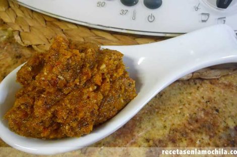 Pesto rojo con Thermomix