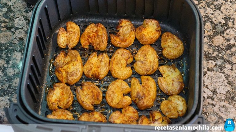 Receta de patatas aplastadas