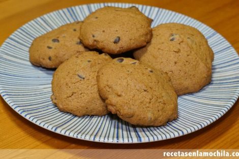 Galletas con pepitas de chocolate