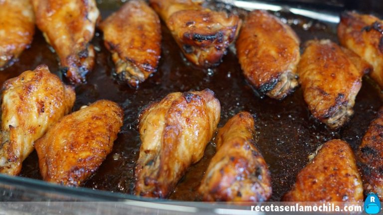 Receta de alitas de pollo teriyaki